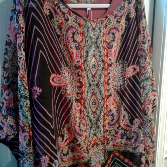 7th Ave New York Tops - BOGO 2/$15 SALE Top Sheer Pairs Perfectly FINAL SALE